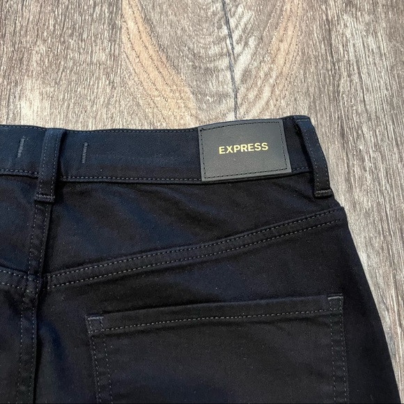 NWT Express Black Skinny High Rise Jeans in Petite Size 8S - Picture 7 of 8